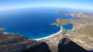 Seeing pirate ships while Paragliding over Ölüdeniz, Turkey