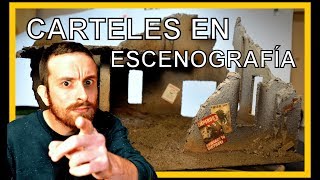 (TUTORIAL🤯) Como poner CARTELES de PROPAGANDA en tu ESCENOGRAFÍA🏚 o DIORAMAS 👍🏻