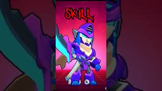 Skill Vs No Skill brawlers In Brawl Stars #shorts