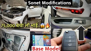 Kia Sonet Base TO Top Full modification | Sonet Modified | kia Sonet Modification🔥😱