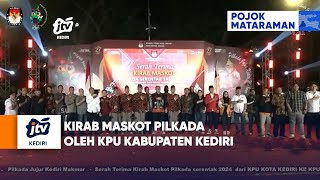 Kirab Maskot PILKADA Oleh KPU Kabupaten Kediri