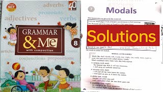 Class -8 Modals ||  grammar and me || #gnglishgrammar