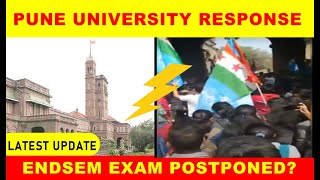 PUNE UNIVERSITY RESPONSE ON ENDSEM EXAM POSTPONE & GAP | LATEST ENDSEM EXAM UPDATE | #SPPU | NSUI |