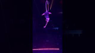 Aerial hoop act at #LaPerleDXB #aerialhooptricks #shorts