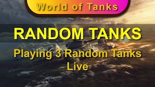 Playing 3 Live Games with 3 Random Tanks