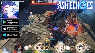 Ash Echoes Gameplay | Real Time Combat Anime RPG (Android iOS PC)