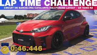 Gran Turismo 7 Lap Time Challenge - Circuit de Barcelona-Catalunya Rallycross Layout - GR Yaris RZ