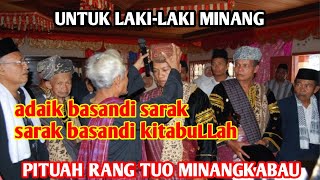 PITUAH RANG TUO MINANGKABAU UNTUAK LAKI-LAKI MINANG NAN KA BARALEK/MANCARI JODOH