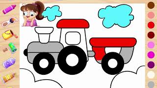 Tractor colouring video for kids