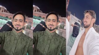 Adnaan Shaikh aur bhabhi Ayesha Masjid e Nabi Ma 😍Kurban Zamana hain 💚🥹 Madina Mashallah 😍