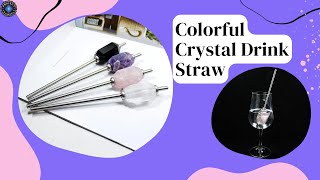 Colorful Crystal Drink Straw