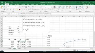 Portfolio Risk and Return in Excel