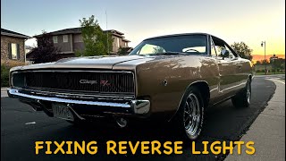 Fixing Reverse Lights on 1968 Dodge Charger Gold Digger