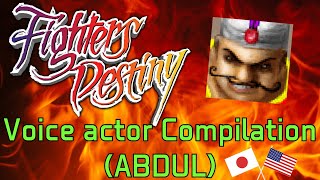 Fighters Destiny (Nintendo 64) - ABDUL Voice actor Compilation