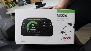 2019 ZX10R AIM MXK10 5" TFT Dash Install!!