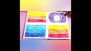 Four Season | Oil Pastel Drawing | Scenery Drawing #shorts #shortvideo #viral #art #oilpastelart