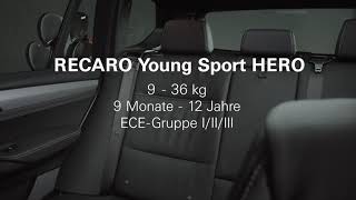 Recaro Young Sport Hero Tutorial