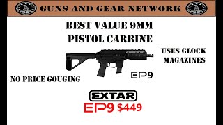 Extar EP9 Great Value Pistol at less than $500 (Glock Magazines)