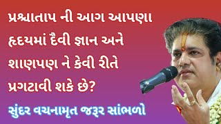 પ્રશ્ચાતાપ ની આગ આપણા હૃદયમાં દૈવી જ્ઞાન અને શાણપણ ને કેવી રીતે પ્રગટાવી શકે છે? | Pushtimarg TV