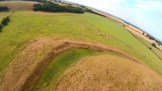 FPV Quad Drone at Skipsea Castle