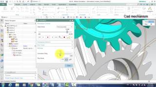 helical gear mechanism nx motion simulation tutorials for beginner