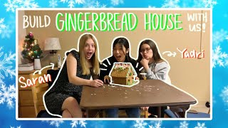 [VLOGMAS 2022] 🎅🏻D-7🎄| MAKE GINGERBREAD HOUSE WITH US! Gingerbread House, Christmas Cookies & Q&As!♡