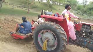 Cultivating the land in Tharparkar with Tractor and How to Turn the Tractor 🚜.