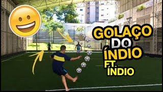 TENTANDO GRAVAR O GOLAÇO DO INDIO COM O ÍNDIO!