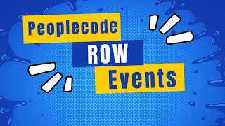 PeopleCode Row Events - Hands-ON Tutorial - Sameer Pravin Ranalkar