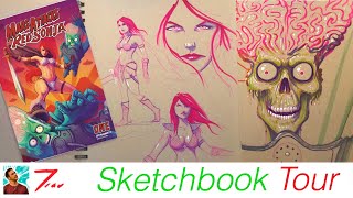 Sketchbook Tour Mars Attacks Red Sonya