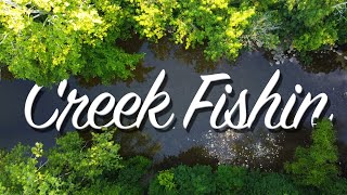 Southern Ohio creek fishing for smallmouth.