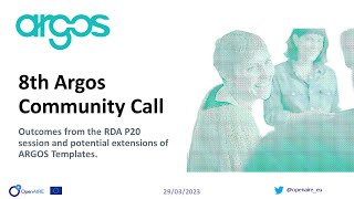 8th Argos Community Call