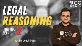 Legal Reasoning Discussion | Practice Set-2 | By - Shreyash Goyal