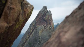 SUMMITING the Boulder Flatirons via Drone - ElDorado Canyon State Park | 4K Drone