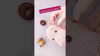 Bordando seu amigurumi