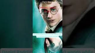 Did You know This About Daniel Radcliffe in HARRY POTTER...