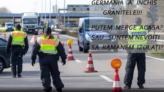 Germania inchide granitele!Despre isteria coronavirusului: Măsurile sînt absurde și primejdioase