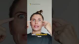 Joga twarzy: Wzmocnij mięśnie okrężne oczu i pozbądź się kurzych łapek! I VizagoJoga #short