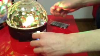 Диско шар c MP3 плеером LED Ball Light