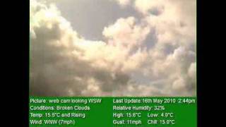 NorthTurtonWeather video file for 16/05/2010