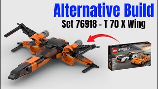 How to build 76918 Alternate Build T 70 X Wing Lego MOC Tutorial Instructions