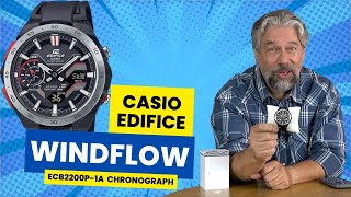 Casio Edifice Windflow ECB2200P-1A Chronograph Watch -- REVIEW