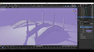 Blender Model a Simple Bridge