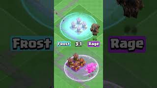 Frost Spell VS Rage Spell | Clash of Clans