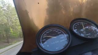 BMW R1100GS acceleration 0-100kmh