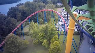 Six Flags New England Riddler Revenge On-Ride (No Copyright)