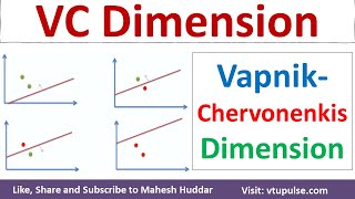 Vapnik Chervonenkis Dimension | VC Dimension | Solved Example in Machine Learning by Mahesh Huddar