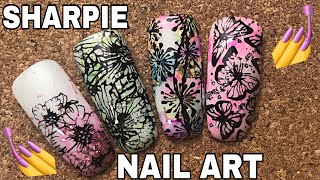 COLOURFUL SHARPIE NAIL ART | ISABELMAYNAILS