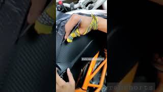 KTM DUKE modified| karbun fiver wrap |full modification ktm 390 #youtubeshorts #sk_wrapshorts