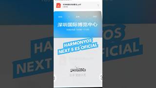 HarmonyOS Next 5 es oficial